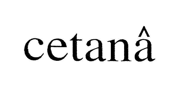 Mẫu nhãn hiệu CETANÂ