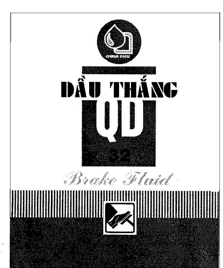 Mẫu nhãn hiệu QD QUAN DIEU 32 BRAKE FLUID
