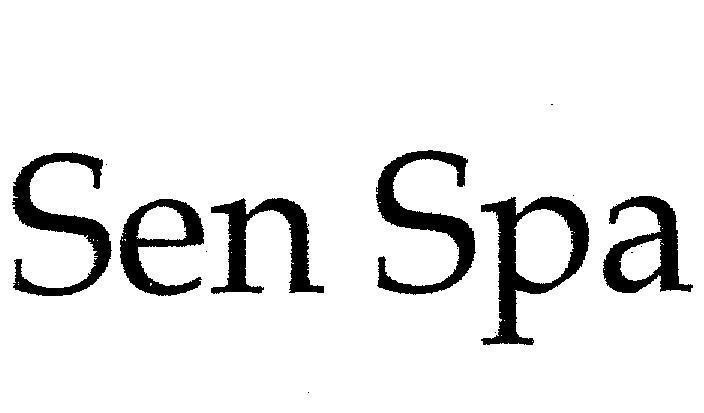 Mẫu nhãn hiệu SEN SPA