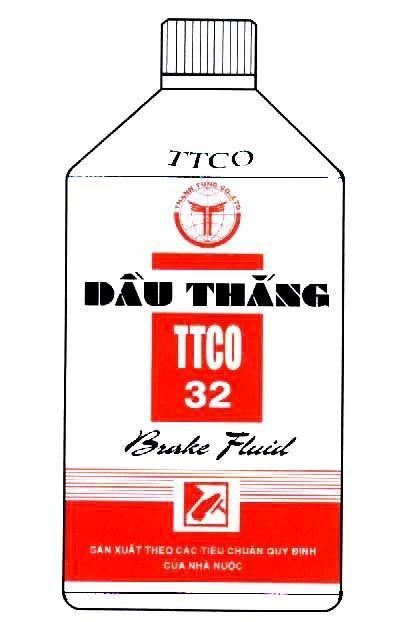 Mẫu nhãn hiệu TTCO THANH TUNG CO.,LTD DAU THANG BRAKE FLUID