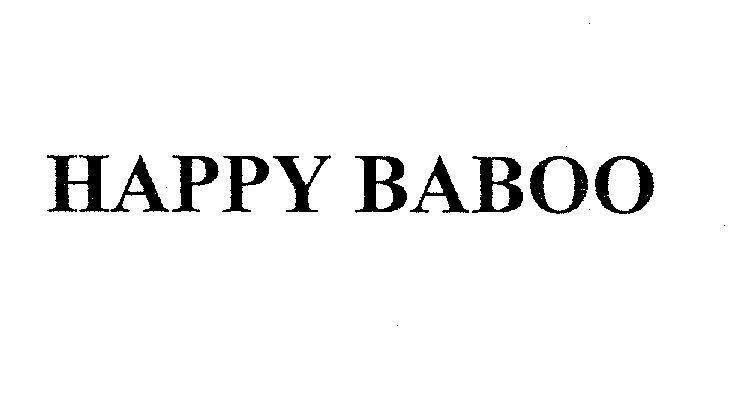Mẫu nhãn hiệu HAPPY BABOO
