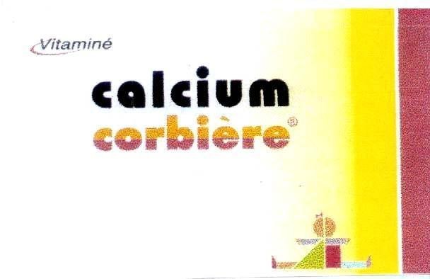 Mẫu nhãn hiệu CALCIUM CORBIERE VITAMINE