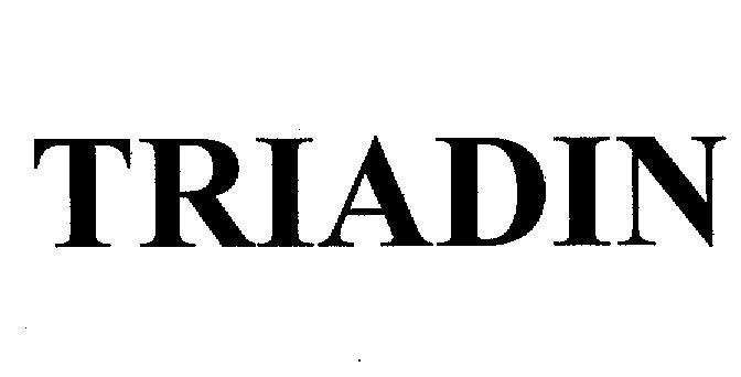 Mẫu nhãn hiệu TRIADIN