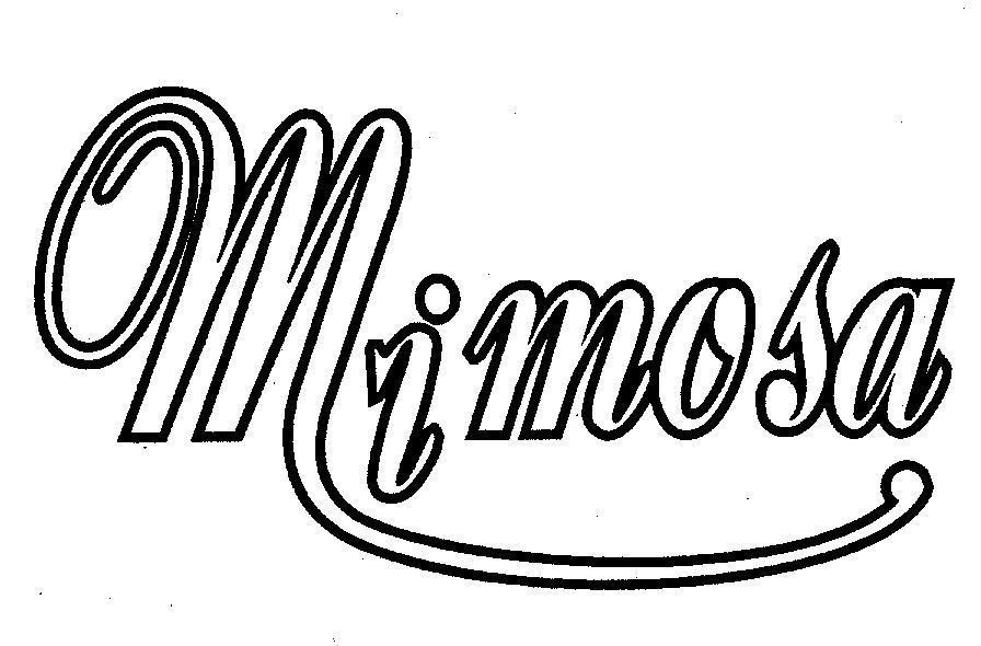 Mẫu nhãn hiệu MIMOSA