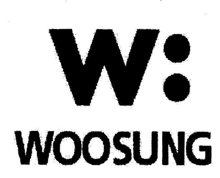 Mẫu nhãn hiệu W WOOSUNG