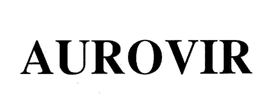 Mẫu nhãn hiệu AUROVIR