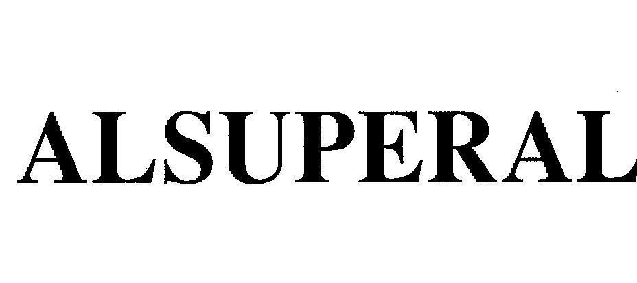 Mẫu nhãn hiệu ALSUPERAL