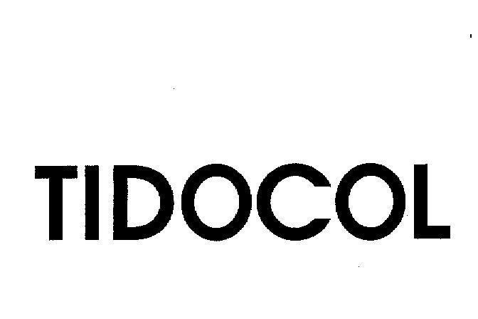 Mẫu nhãn hiệu TIDOCOL