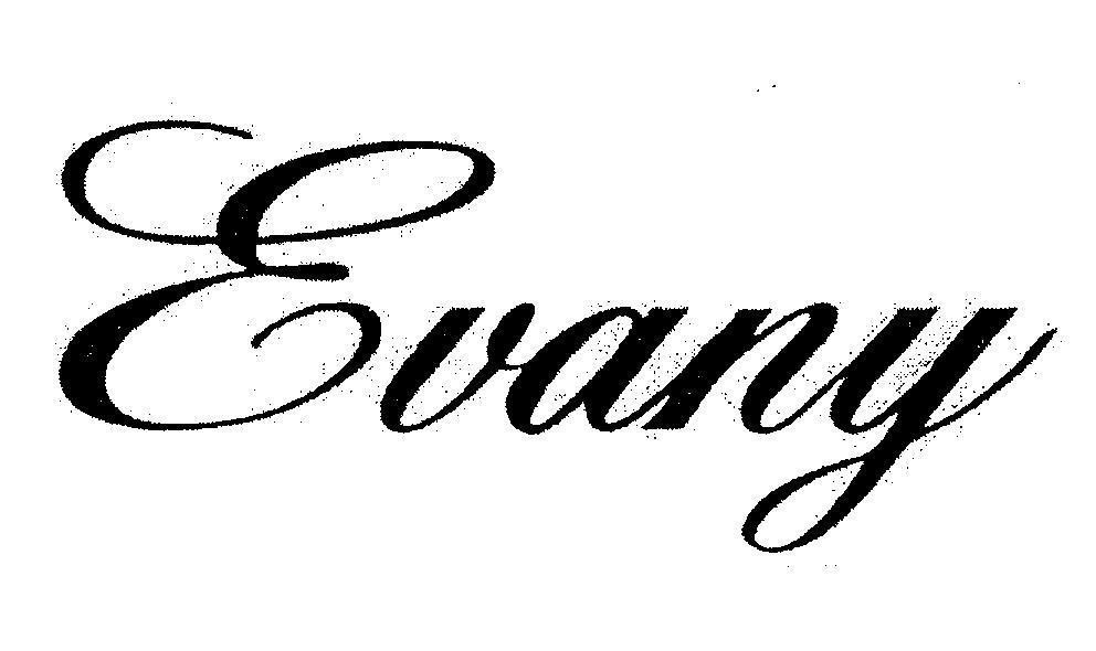 Mẫu nhãn hiệu EVANY