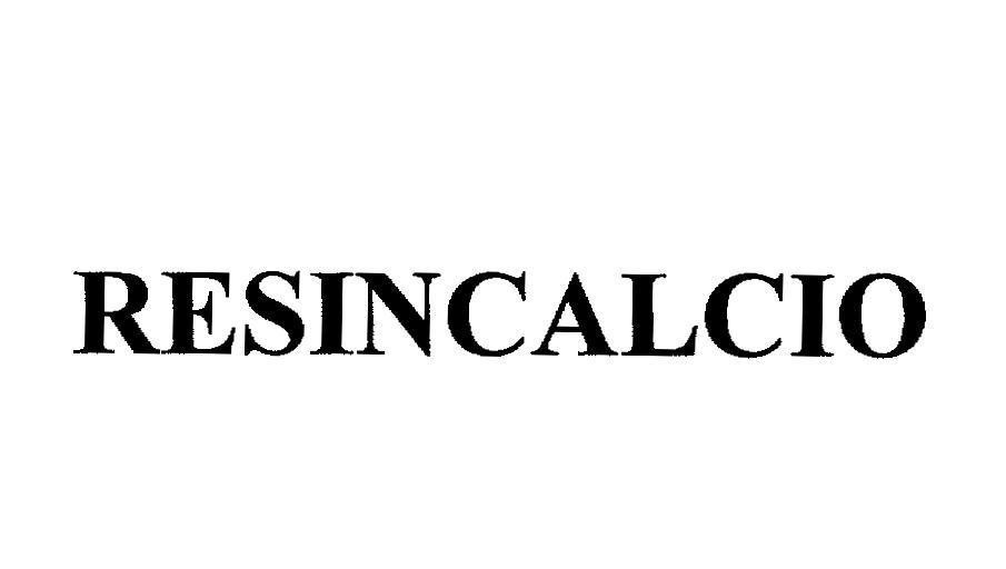Mẫu nhãn hiệu RESINCALCIO