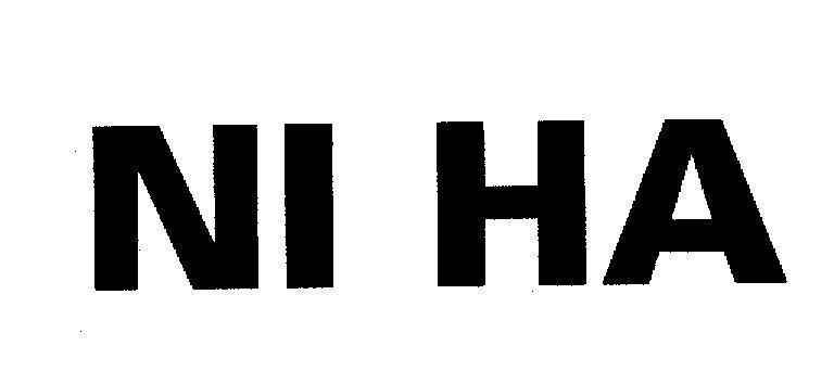 Mẫu nhãn hiệu NI HA