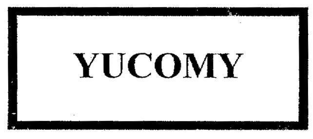 Mẫu nhãn hiệu YUCOMY