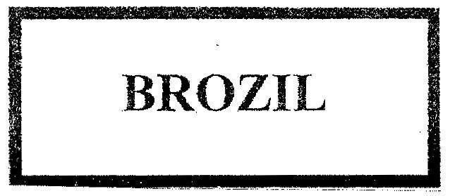 Mẫu nhãn hiệu BROZIL