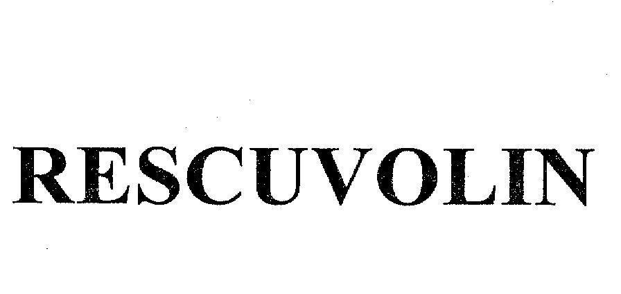 Mẫu nhãn hiệu RESCUVOLIN