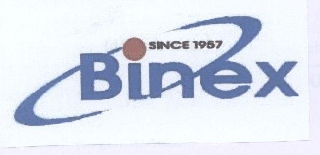 Mẫu nhãn hiệu BINEX SINCE 1957