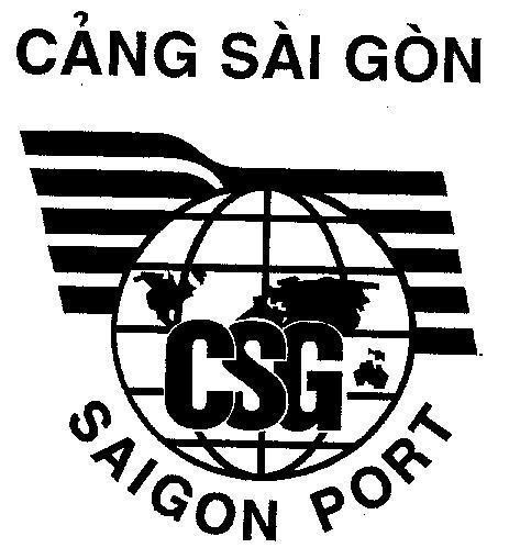 Mẫu nhãn hiệu Cảng Sài Gòn CSG SAIGON PORT