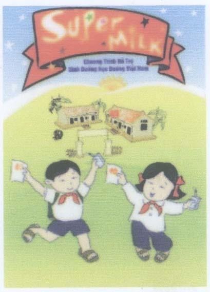 Mẫu nhãn hiệu SUPER MILK