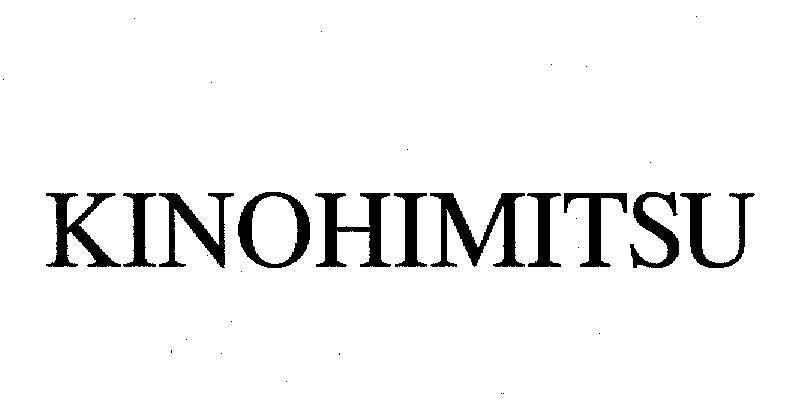 Mẫu nhãn hiệu KINOHIMITSU
