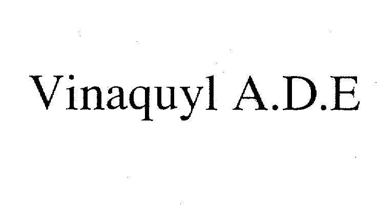 Mẫu nhãn hiệu VINAQUYL A.D.E