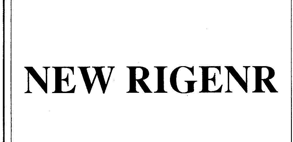 Mẫu nhãn hiệu NEW RIGENR