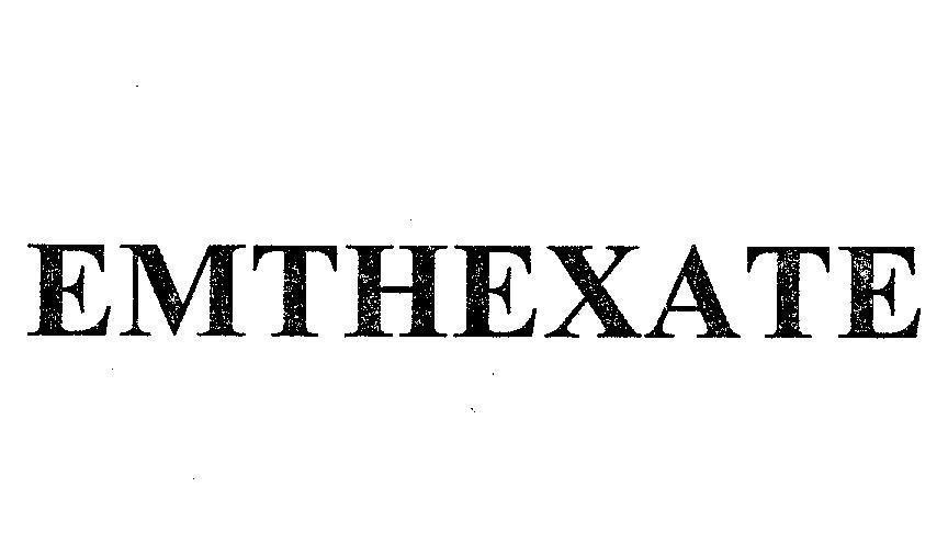 Mẫu nhãn hiệu EMTHEXATE