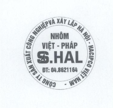 Mẫu nhãn hiệu HACIPCO Việt Pháp S HAL Nhôm