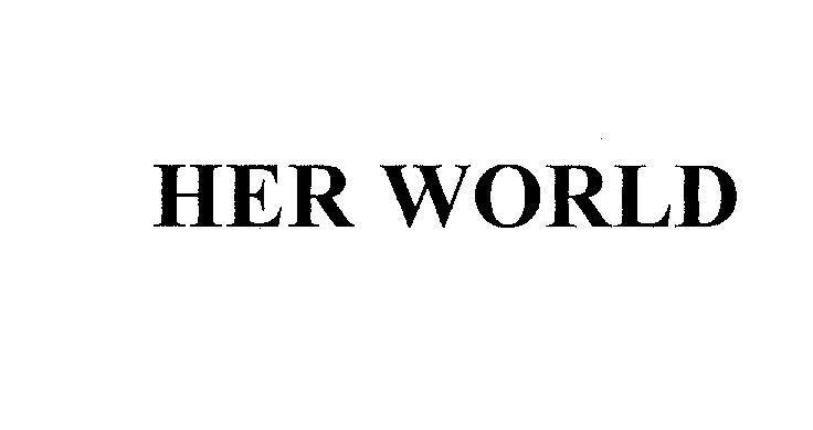 Mẫu nhãn hiệu HER WORLD