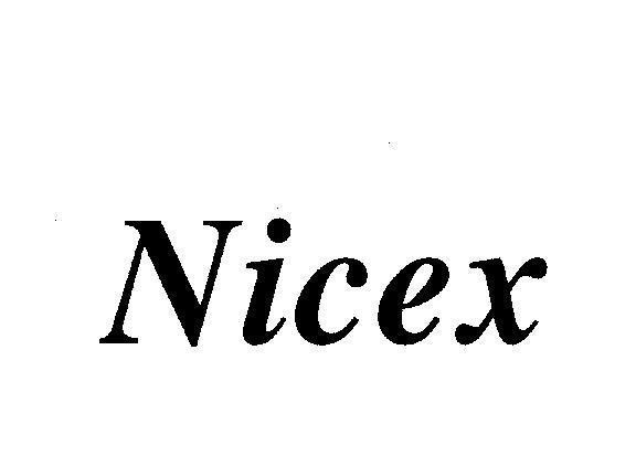 Mẫu nhãn hiệu NICEX