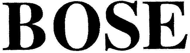 Mẫu nhãn hiệu BOSE