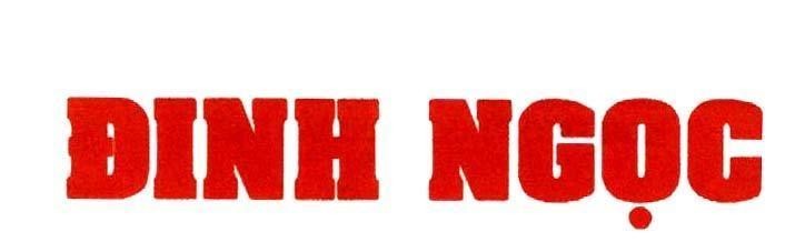 Mẫu nhãn hiệu Đinh Ngọc