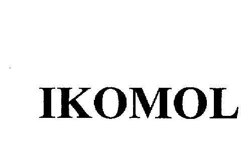 Mẫu nhãn hiệu IKOMOL