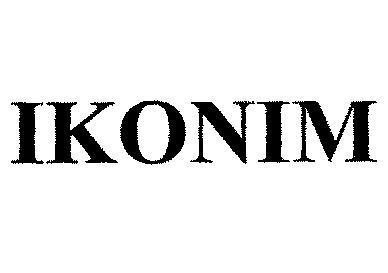 Mẫu nhãn hiệu IKONIM