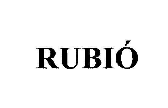 Mẫu nhãn hiệu RUBIO
