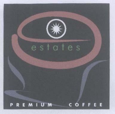 Mẫu nhãn hiệu ESTATES PREMIUM COFFEE