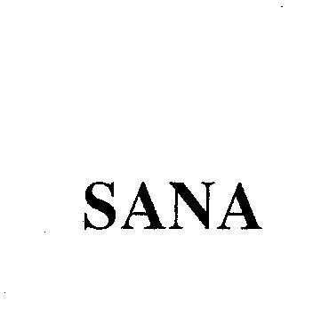 Mẫu nhãn hiệu SANA