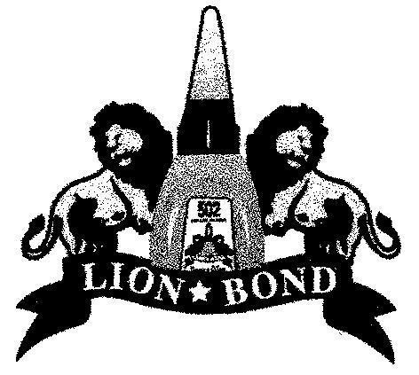 Mẫu nhãn hiệu 502 LION BOND