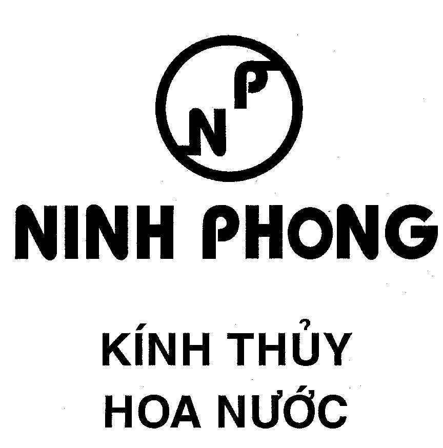 Mẫu nhãn hiệu NP Ninh Phong Kính Thuỷ Hoa Nước