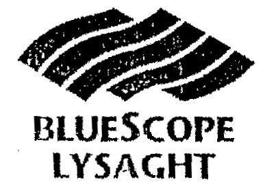 Mẫu nhãn hiệu BLUES COPE LYSAGHT