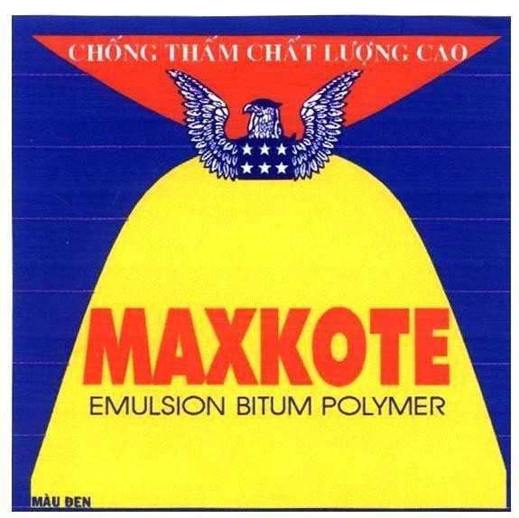 Mẫu nhãn hiệu MAXKOTE EMULSION BITUM POLYMER Chống Thấm Chất Lượng Cao