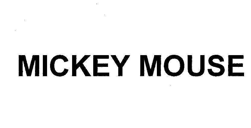 Mẫu nhãn hiệu MICKEY MOUSE