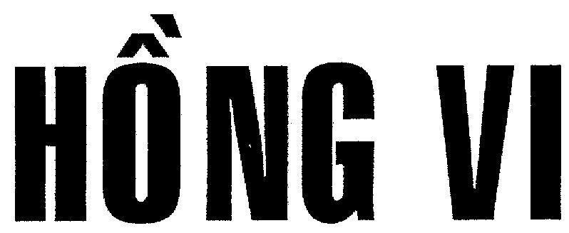Mẫu nhãn hiệu Hồng Vi