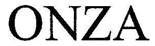 Mẫu nhãn hiệu ONZA