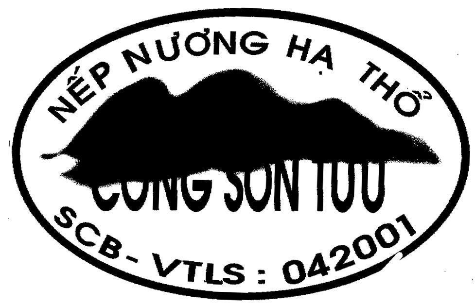 Mẫu nhãn hiệu Hạ THổ CÔNG SƠN TửU SCB-VTLS:042001 NếP NƯƠNG