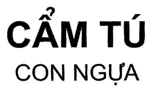 Mẫu nhãn hiệu CẩM Tú CON NGựA
