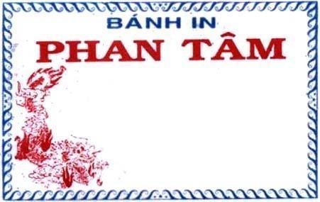 Mẫu nhãn hiệu Phan Tâm Bánh In