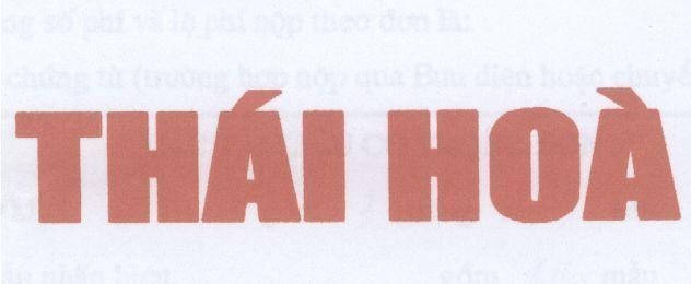 Mẫu nhãn hiệu THáI HOà