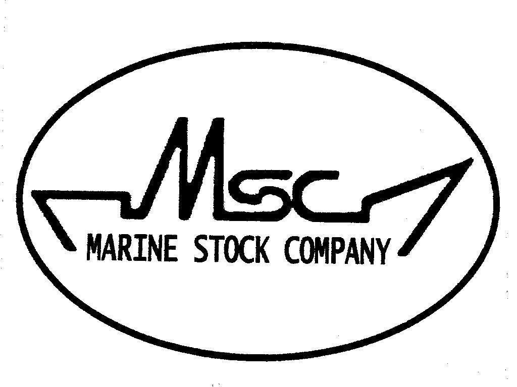 Mẫu nhãn hiệu MSC MARINE STOCK COMPANY