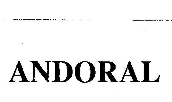 Mẫu nhãn hiệu ANDORAL