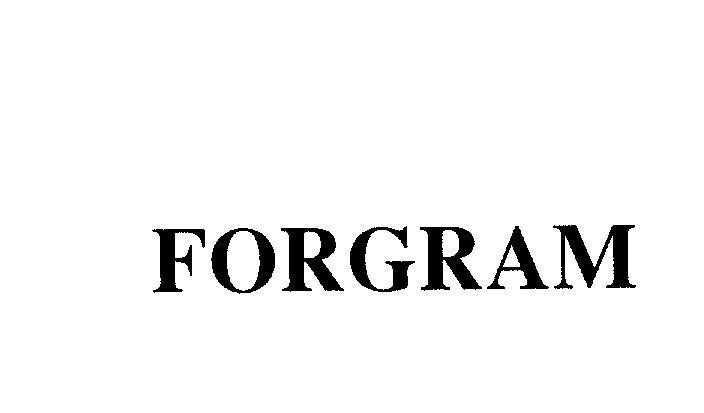 Mẫu nhãn hiệu FORGRAM
