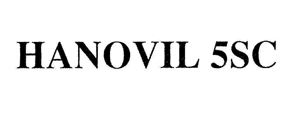 Mẫu nhãn hiệu HANOVIL 5SC